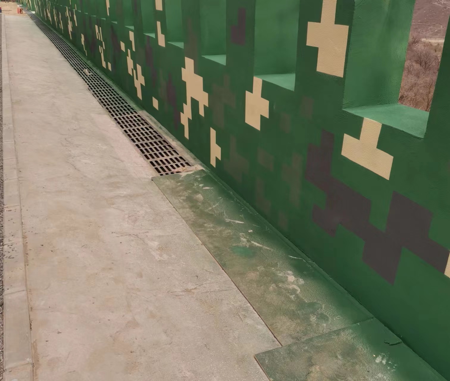 龙潭围墙迷彩喷涂,数迷彩漆